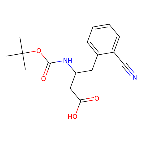 Boc-2-氰基-D-β-高苯丙氨酸,269726-80-9,98%,阿拉丁产品图