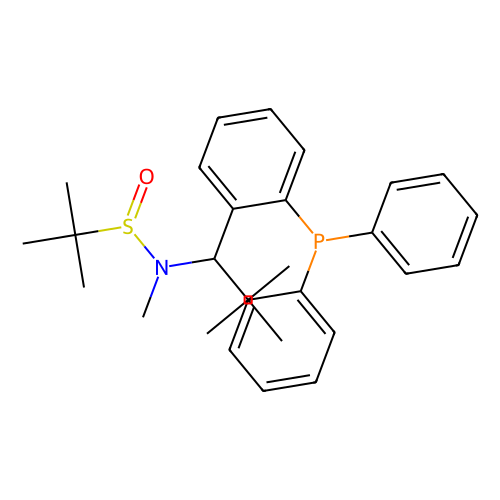 [S（R）]-N-[（1R）-1-[2-（二苯基膦基）苯基]-2,2-二甲基丙基]-N，2-二甲基-2-丙烷亚磺酰胺，2049042-08-0，≥95%，阿拉丁产品图