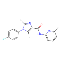 1-(4-fluorophenyl)-2,5-dimethyl-N-(6-methylpyridin-2-yl)-1H-imidazole-4-carboxamide,Moligand™,阿拉丁