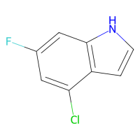 4-chloro-6-fluoro-1H-indole，885520-79-6，97%，阿拉丁