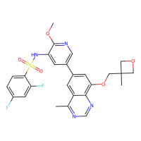 2,4-difluoro-N-[2-methoxy-5-[4-methyl-8-[(3-methyloxetan-3-yl)methoxy]quinazolin-6-yl]pyridin-3-yl]benzenesulfonamide，Moligand™，阿拉丁