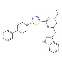 N-[1-(1H-indol-3-ylmethyl)pentyl]-2-(4-phenylpiperazin-1-yl)thiazole-5-carboxamide，2241214-52-6，阿拉丁