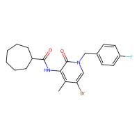 N-{5-bromo-1-[(4-fluorophenyl)methyl]-4-methyl-2-oxo-1,2-dihydropyridin-3-yl}cycloheptanecarboxamide，Moligand™，阿拉丁