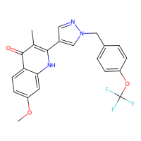 7-methoxy-3-methyl-2-[1-[[4-(trifluoromethoxy)phenyl]methyl]pyrazol-4-yl]-1H-quinolin-4-one，Moligand™，阿拉丁