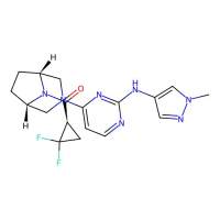 4-[(1R,5S)-8-[(1R)-2,2-difluorocyclopropanecarbonyl]-3,8-diazabicyclo[3.2.1]octan-3-yl]-N-(1-methyl-1H-pyrazol-4-yl)pyrimidin-2-amine，1883299-63-5，阿拉丁