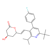 (4R)-6-[(E)-2-[6-tert-butyl-4-(4-fluorophenyl)-2-(propan-2-yl)pyridin-3-yl]ethenyl]-4-hydroxyoxan-2-one，Moligand™，阿拉丁