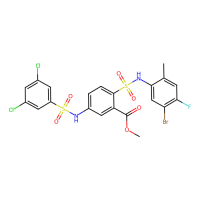methyl 2-[(5-bromo-4-fluoro-2-methylphenyl)sulfamoyl]-5-(3,5-dichlorobenzenesulfonamido)benzoate，Moligand™，阿拉丁