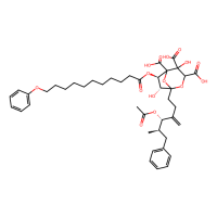 (6R,7R)-1-[(4S,5R)-4-(acetyloxy)-5-benzyl-3-methylidenehexyl]-4,7-dihydroxy-6-[(11-phenoxyundecanoyl)oxy]-2,8-dioxabicyclo[3.2.1]octane-3,4,5-tricarboxylic acid，Moligand™，阿拉丁