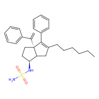 Endo 5-Hexyl-4-phenyl-3a-(1-phenylvinyl)-1,2,3,3a,6,6a-hexahydropentalen-1-yl sulfamide,Moligand™,阿拉丁