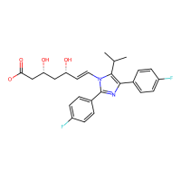 (3R,5S,6E)-7-[2,4-bis(4-fluorophenyl)-5-(propan-2-yl)-1H-imidazol-1-yl]-3,5-dihydroxyhept-6-enoate，Moligand™，阿拉丁