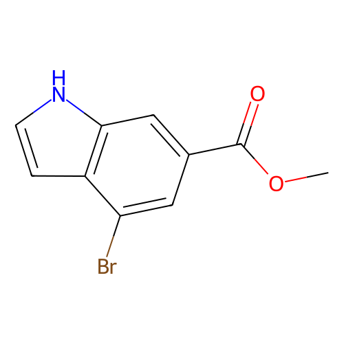 4-溴-1H-吲哚-6-羧酸甲酯,882679-96-1,≥97%,阿拉丁产品图