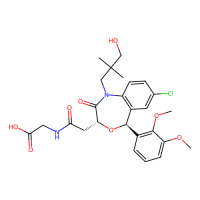 2-{2-[(3R,5S)-7-chloro-5-(2,3-dimethoxyphenyl)-1-(3-hydroxy-2,2-dimethylpropyl)-2-oxo-1,2,3,5-tetrahydro-4,1-benzoxazepin-3-yl]acetamido}acetic acid，Moligand™，阿拉丁
