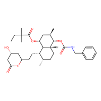 (1S,3R,4R,4aR,7S,8S)-4-[(benzylcarbamoyl)oxy]-8-{2-[(4R)-4-hydroxy-6-oxooxan-2-yl]ethyl}-3,7-dimethyl-decahydronaphthalen-1-yl 2,2-dimethylbutanoate，Moligand™，阿拉丁