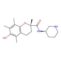 (2S)-3,4-Dihydro-6-hydroxy-2,5,7,8-tetramethyl-N-(3R)-3-piperidinyl-2H-1-benzopyran-2-carboxamide,1541170-75-5,阿拉丁