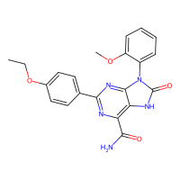 2-(4-ethoxyphenyl)-9-(2-methoxyphenyl)-8-oxo-7H-purine-6-carboxamide,Moligand™,阿拉丁