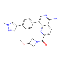 [5-amino-8-[4-(1-methylpyrazol-4-yl)phenyl]-1,6-naphthyridin-2-yl]-(3-methoxyazetidin-1-yl)methanone，Moligand™，阿拉丁