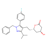 (4S,6S)-6-{2-[1-benzyl-5-(4-fluorophenyl)-3-(propan-2-yl)-1H-pyrazol-4-yl]ethyl}-4-hydroxyoxan-2-one，Moligand™，阿拉丁