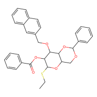 乙基 4,6-O-苯亚甲基-3-O-(2-萘基甲基)-2-O-苯甲酰基-1-硫代-β-D-吡喃葡萄糖苷,352008-11-8,≥98%,阿拉丁