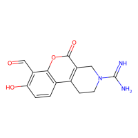 7-formyl-8-hydroxy-5-oxo-1H,2H,3H,4H,5H-chromeno[3,4-c]pyridine-3-carboximidamide，Moligand™，阿拉丁