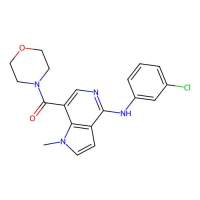 Methanone, (4-((3-chlorophenyl)amino)-1-methyl-1H-pyrrolo(3,2-C)pyridin-7-yl)-4-morpholinyl-，871819-90-8，阿拉丁