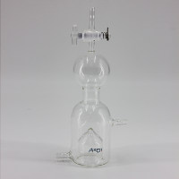 微量杜瓦型冷阱，i-Quip™, 下端接收瓶容积:100ml;节门类型:玻璃;节门孔径:2mm;干冰腔体内径×高度:40×60mm