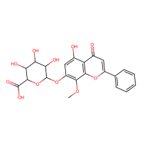 汉黄芩甙,51059-44-0,10mM in DMSO,阿拉丁