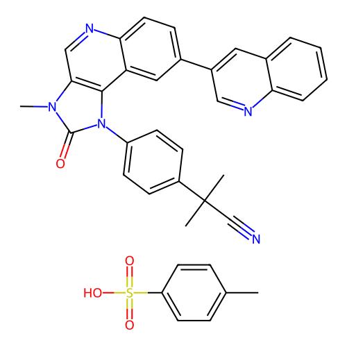 Dactolisib Tosylate,1028385-32-1,10mM in DMSO,阿拉丁产品图