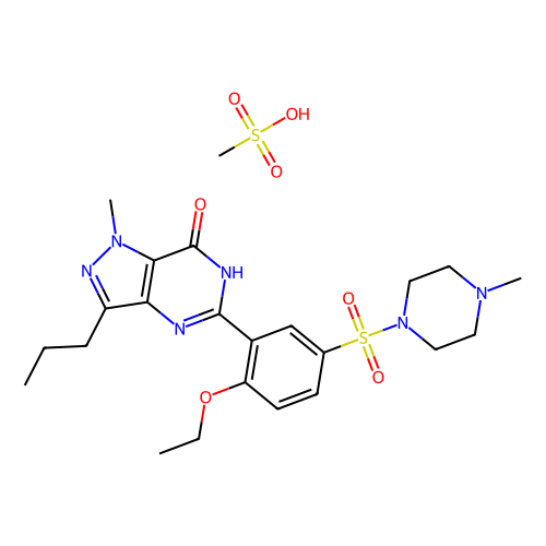 甲磺酸盐西地那非,1308285-21-3,10mM in DMSO,阿拉丁产品图