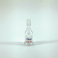 直型抽气接头,内磨口,i-Quip™, 材质:高硼硅玻璃;颜色:透明