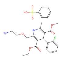 Levamlodipine besylate,150566-71-5,10mM in DMSO,阿拉丁