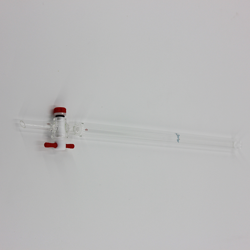 具砂板四氟节门层析柱，i-Quip™, 材质:高硼硅玻璃;颜色:透明