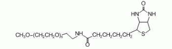 PEG 生物素, mPEG-生物素,MW 40000 Da,阿拉丁产品图