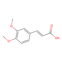 3,4-二甲氧基肉桂酸,2316-26-9,10mM in DMSO,阿拉丁