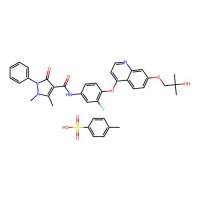 Ningetinib Tosylate,1394820-77-9,10mM in DMSO,阿拉丁