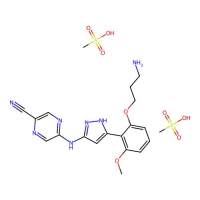 Prexasertib dimesylate，1234015-58-7，10mM in DMSO，阿拉丁