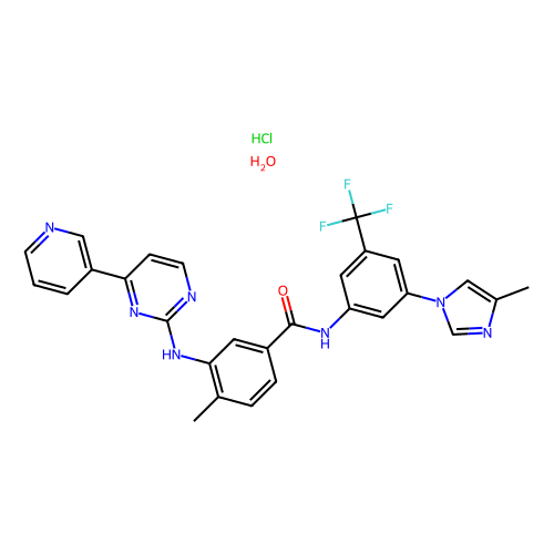 盐酸尼罗替尼一水合物,923288-90-8,10mM in DMSO,阿拉丁产品图