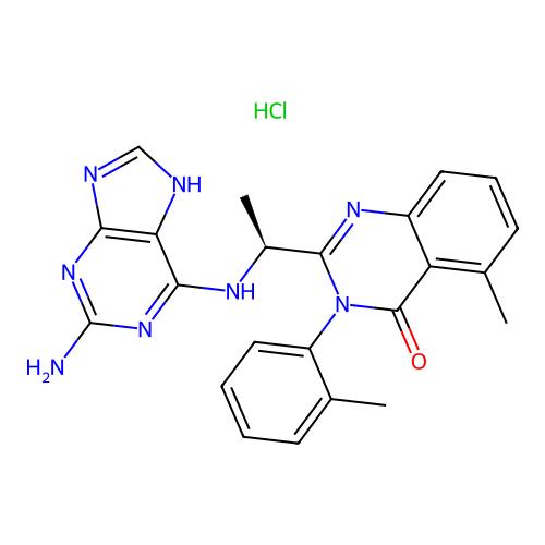 CAL-130 Hydrochloride，1431697-78-7，10mM in DMSO，阿拉丁产品图