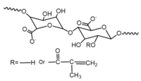 甲基丙烯酰化海藻酸钠(AlgMA),MA化程度20%-30%,分子量约50KDa,阿拉丁