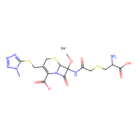 头孢米诺钠，75498-96-3，10mM in DMSO，阿拉丁