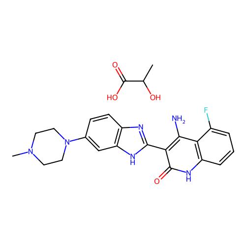 Dovitinib lactate,692737-80-7,10mM in DMSO,阿拉丁产品图