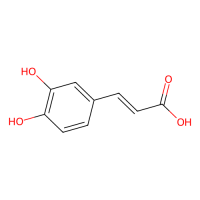 咖啡酸，331-39-5，Moligand™, 10mM in DMSO，阿拉丁
