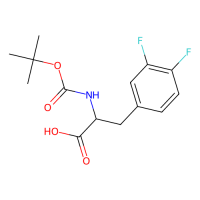 N-(叔丁氧羰基)-3,4-二氟-D-苯丙氨酸，205445-51-8，≥95%(HPLC)，阿拉丁
