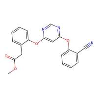 Methyl 2-(2-((6-(2-cyanophenoxy)pyrimidin-4-yl)oxy)phenyl)acetate，478413-45-5，≥95%，阿拉丁