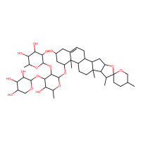 麦冬皂苷D，945619-74-9，10mM in DMSO，阿拉丁