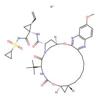 Grazoprevir potassium salt,1206524-86-8,10mM in DMSO,阿拉丁