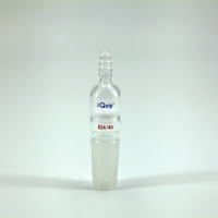 直型抽气接头,具砂板，i-Quip™, 材质:高硼硅玻璃;颜色:透明