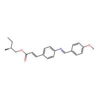 (s)-(+)-2-methylbutyl p-[(p-methoxybenzylidene)amino]cinnamate，24140-30-5，≥98%，阿拉丁
