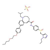 Cenicriviroc Mesylate,497223-28-6,10mM in DMSO,阿拉丁