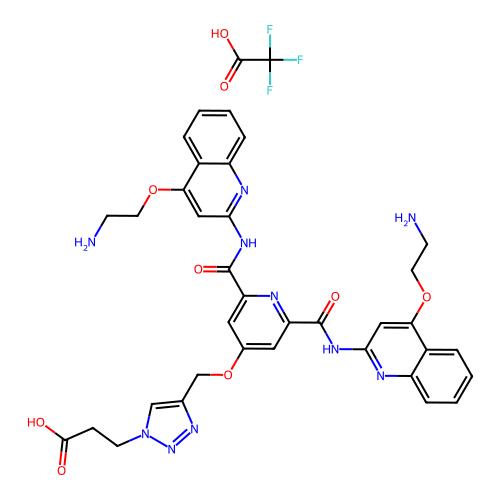 Carboxy pyridostatin trifluoroacetate salt,2444713-88-4,10mM in DMSO,阿拉丁产品图