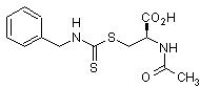 N-乙酰基-S-（N'-苄基硫代氨基甲酰基）-L-半胱氨酸，≥98%，阿拉丁